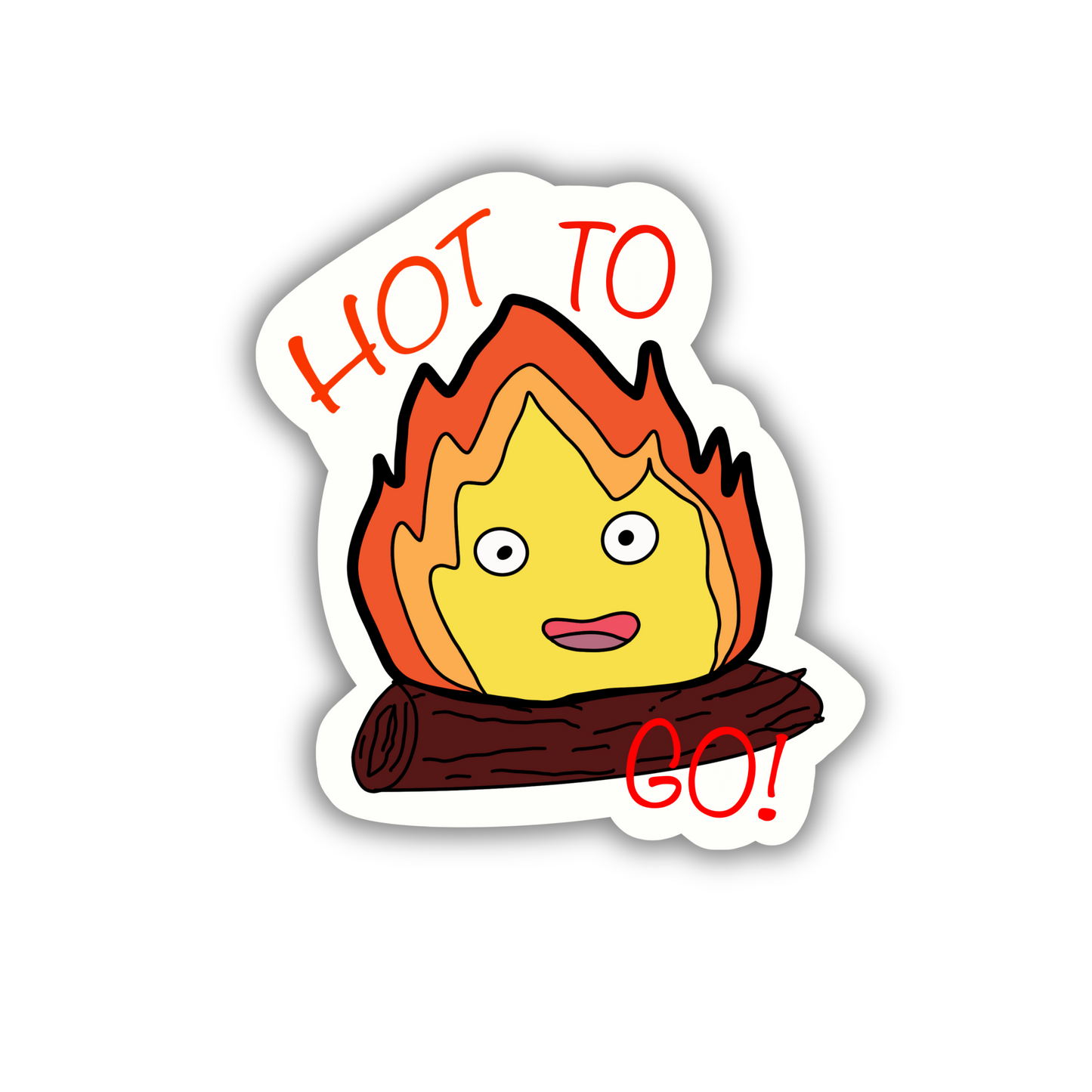 Calcifer - Hot to Go Sticker