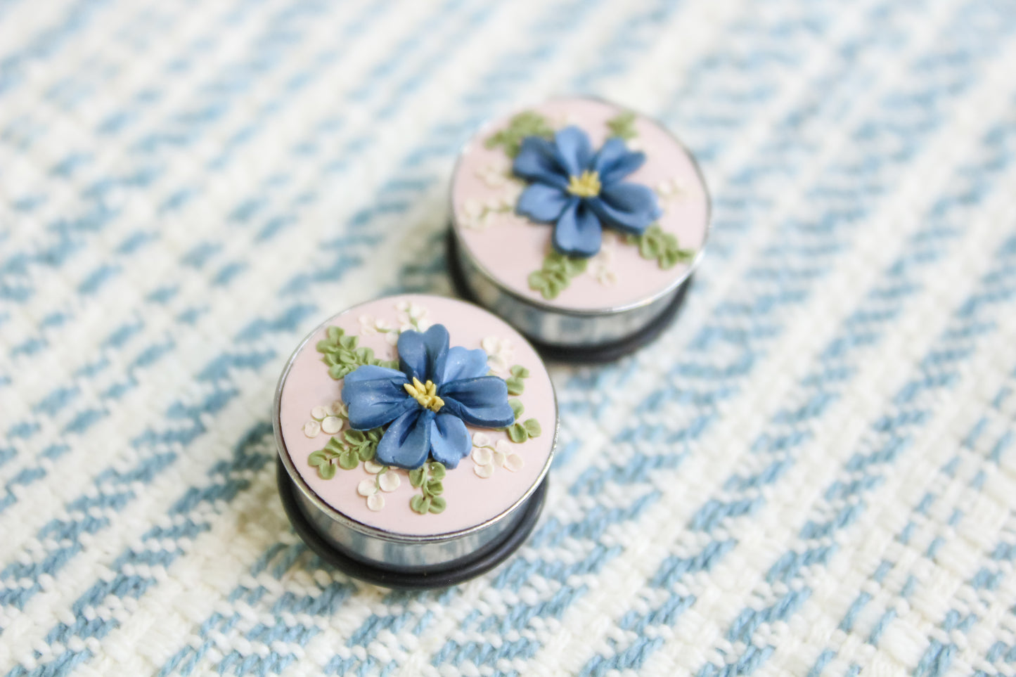 Gauges - Pink & Blue Floral