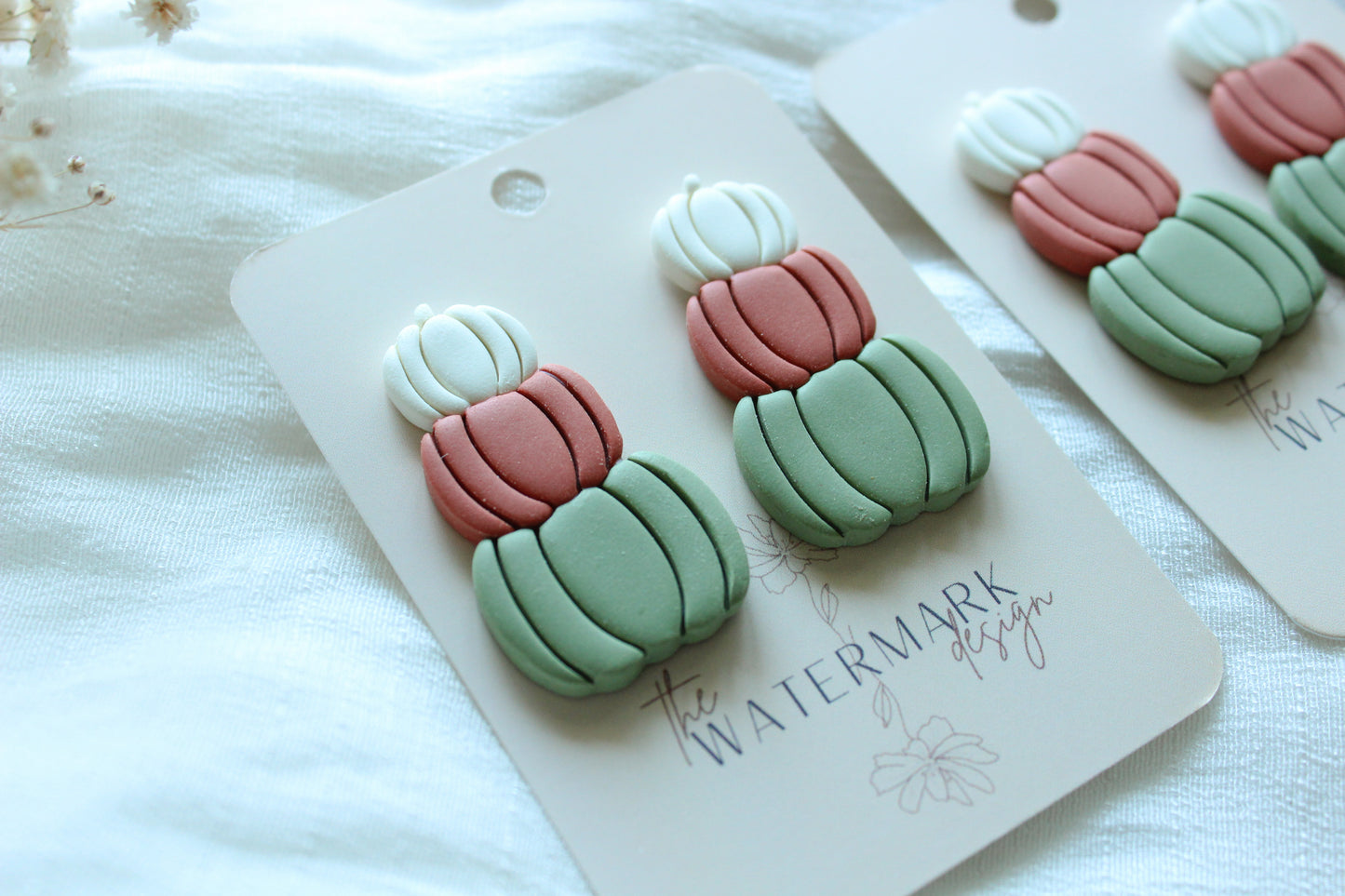 Halloween Collection - Green & Orange Gourds