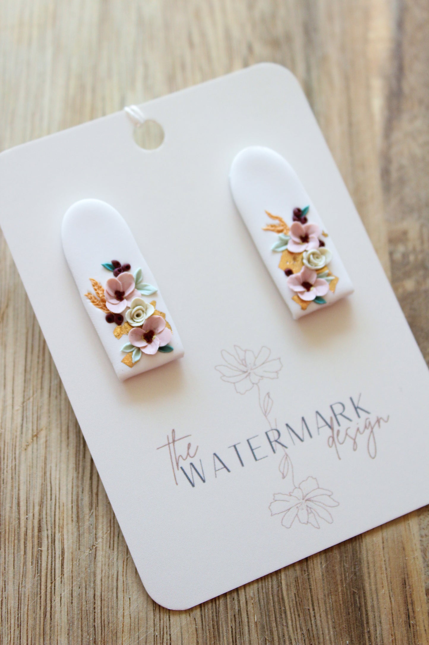 Stella Florals - Small Drop Studs