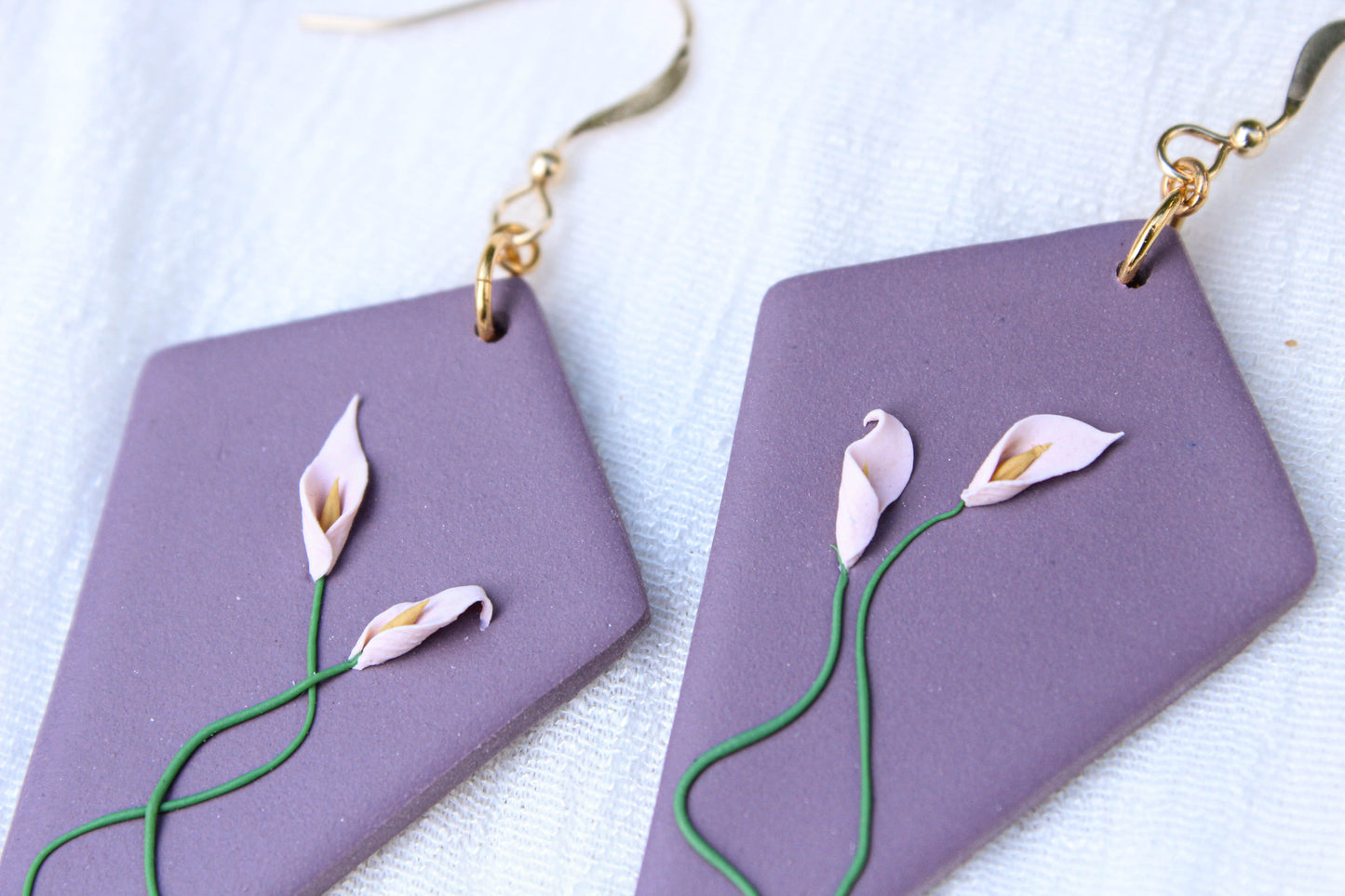Deadly Plants Collection - Calla Lilies - Llyr Earrings