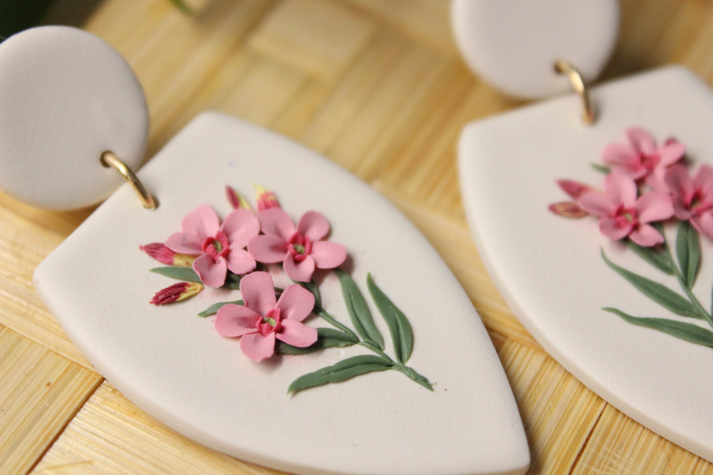 Deadly Plants Collection - Oleander - Caspian Earrings