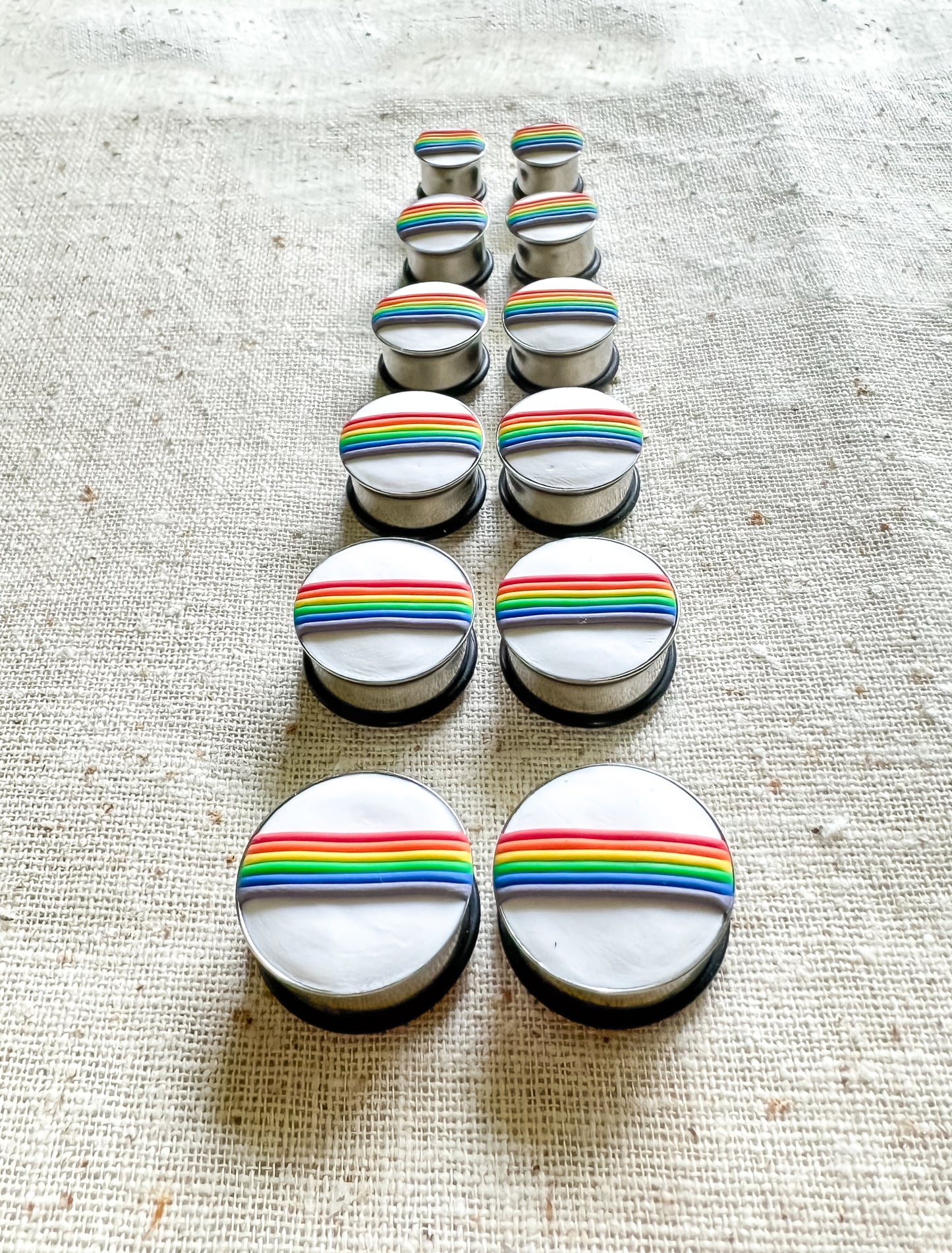 Gauges - Rainbow Stripe