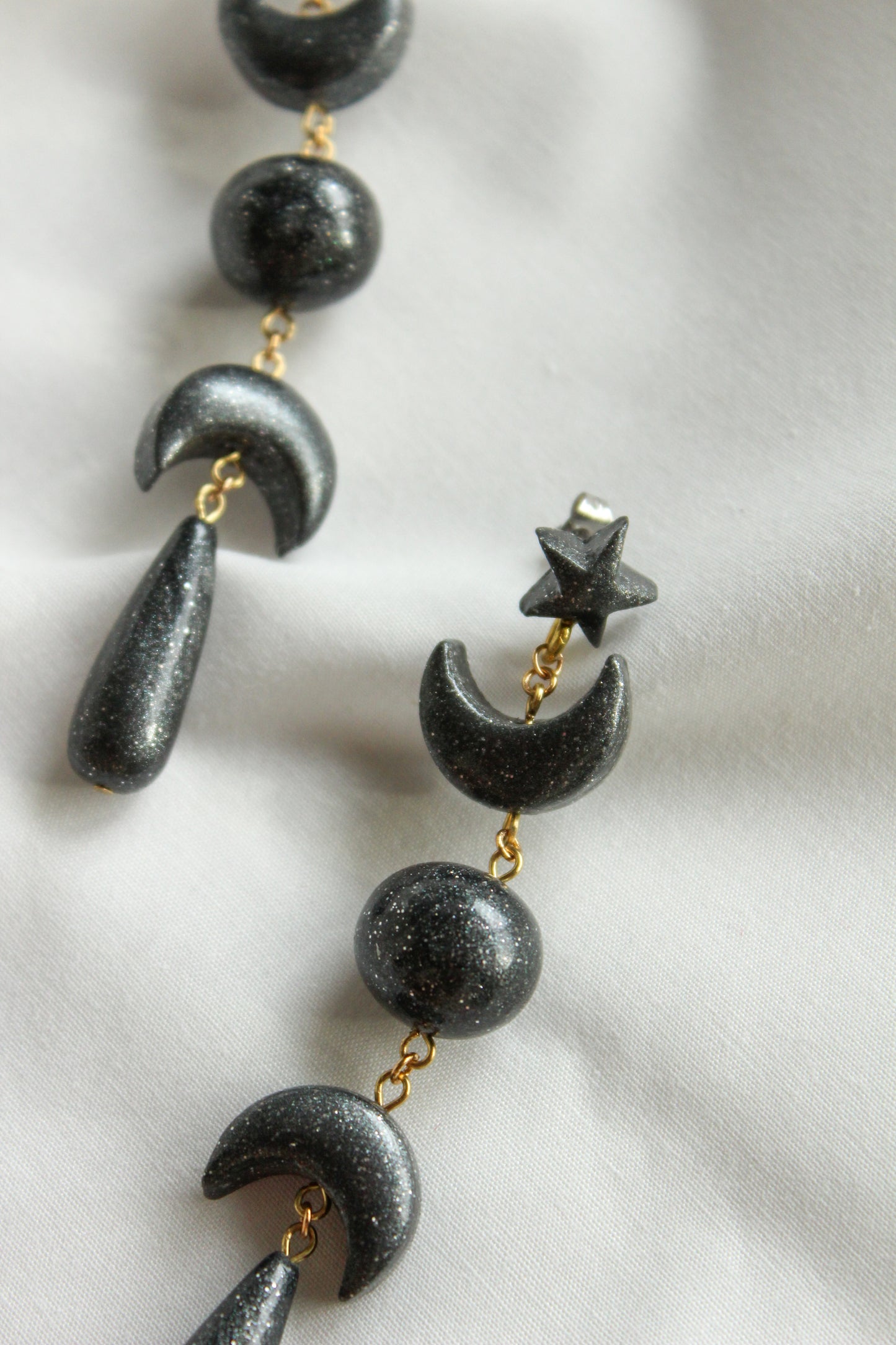 Celestial Moon Dangles