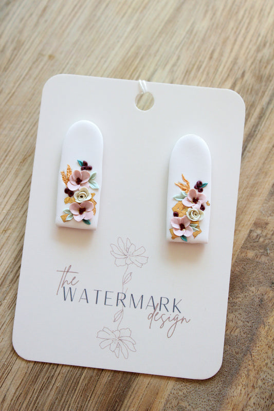 Stella Florals - Small Drop Studs