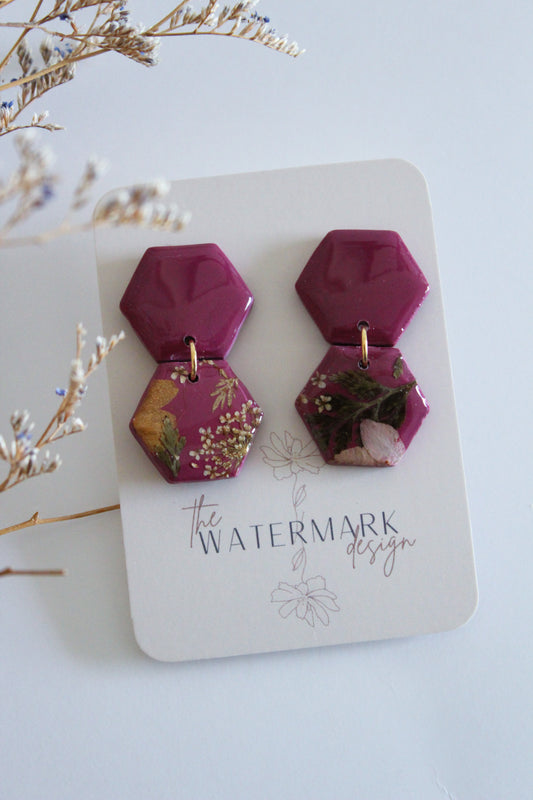 Pressed Florals Purple - Cari