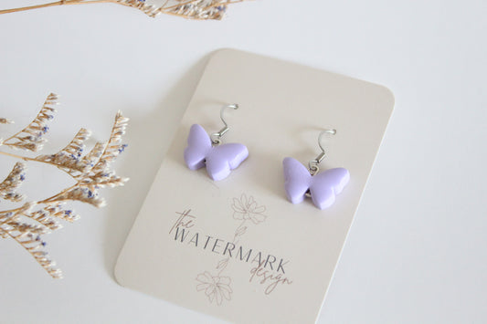 Purple Butterfly Mini Dangles