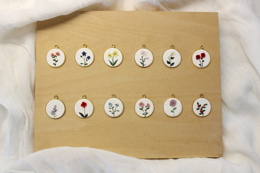 Birth Flower Necklaces