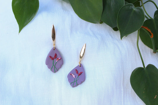 Deadly Plants Collection - Calla Lilies - Darya Earrings