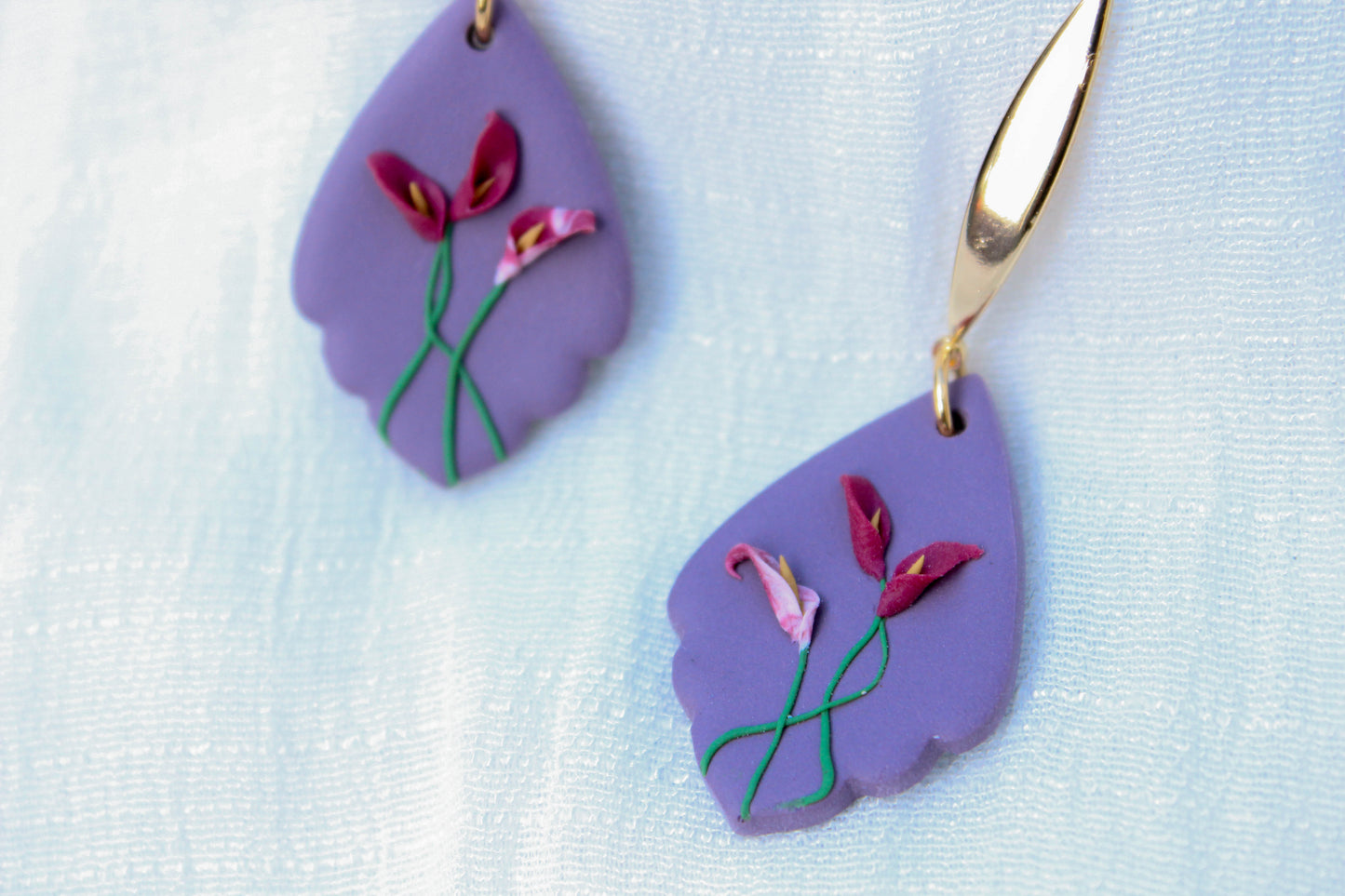 Deadly Plants Collection - Calla Lilies - Darya Earrings