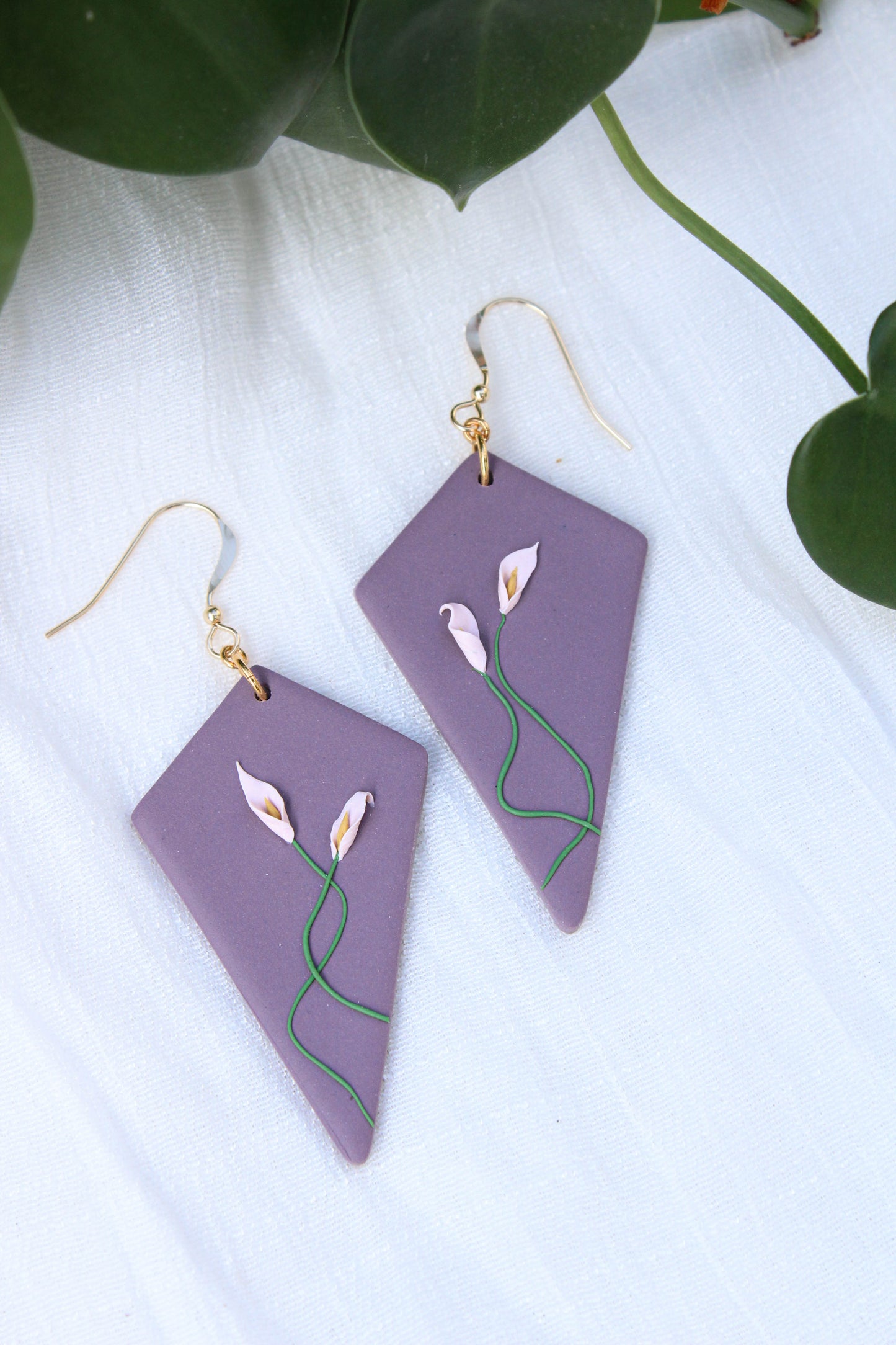Deadly Plants Collection - Calla Lilies - Llyr Earrings