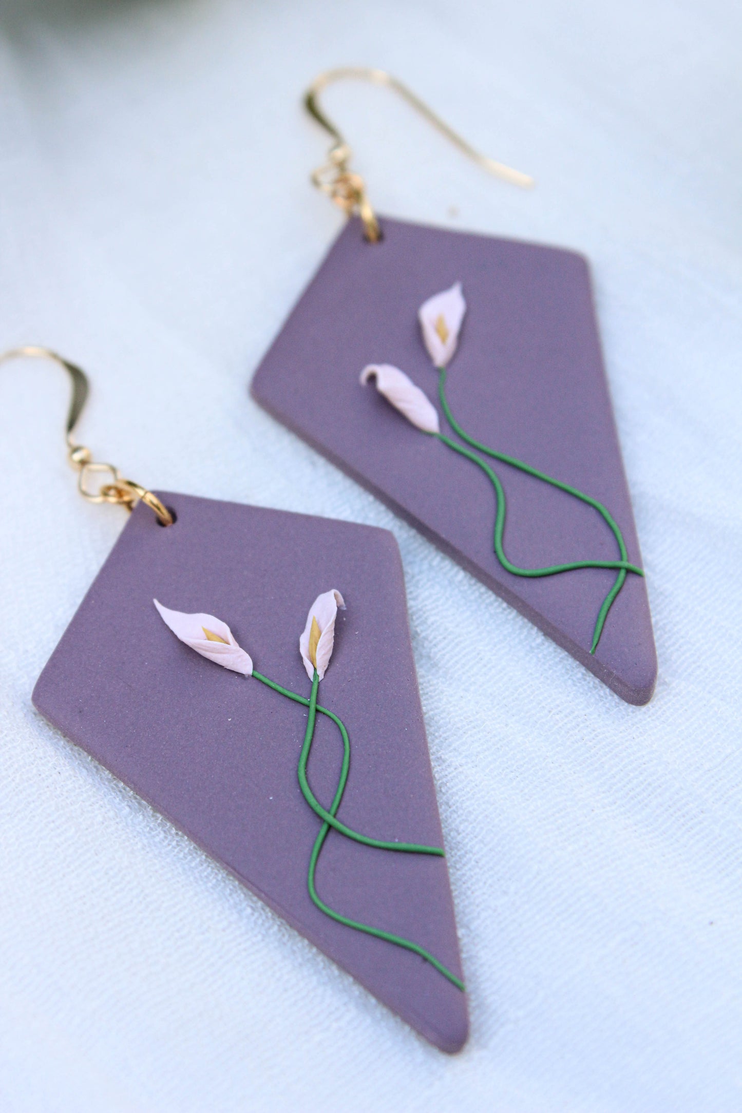 Deadly Plants Collection - Calla Lilies - Llyr Earrings