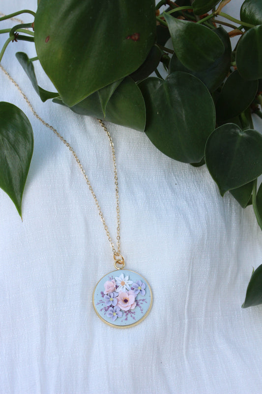 Vivianne Collection - 18mm Bouquet Necklace