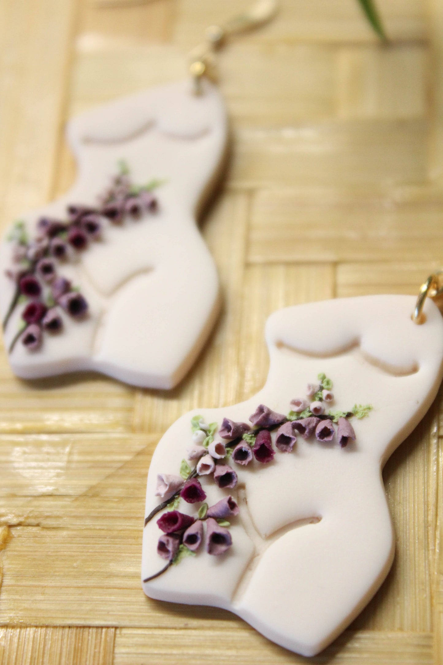 Deadly Plants Collection - Foxglove - Jane Body Earrings