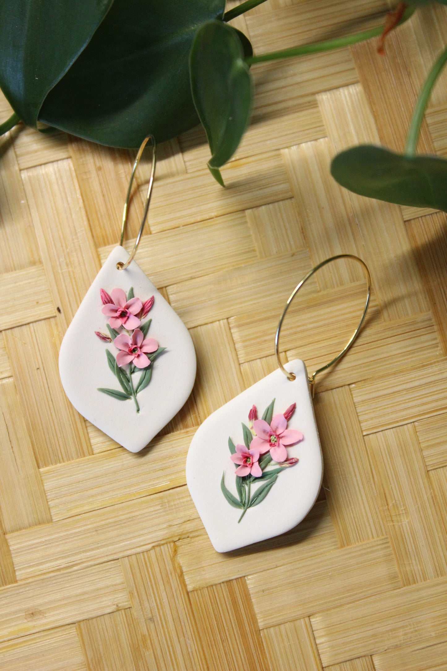 Deadly Plants Collection - Oleander - Devere Earrings