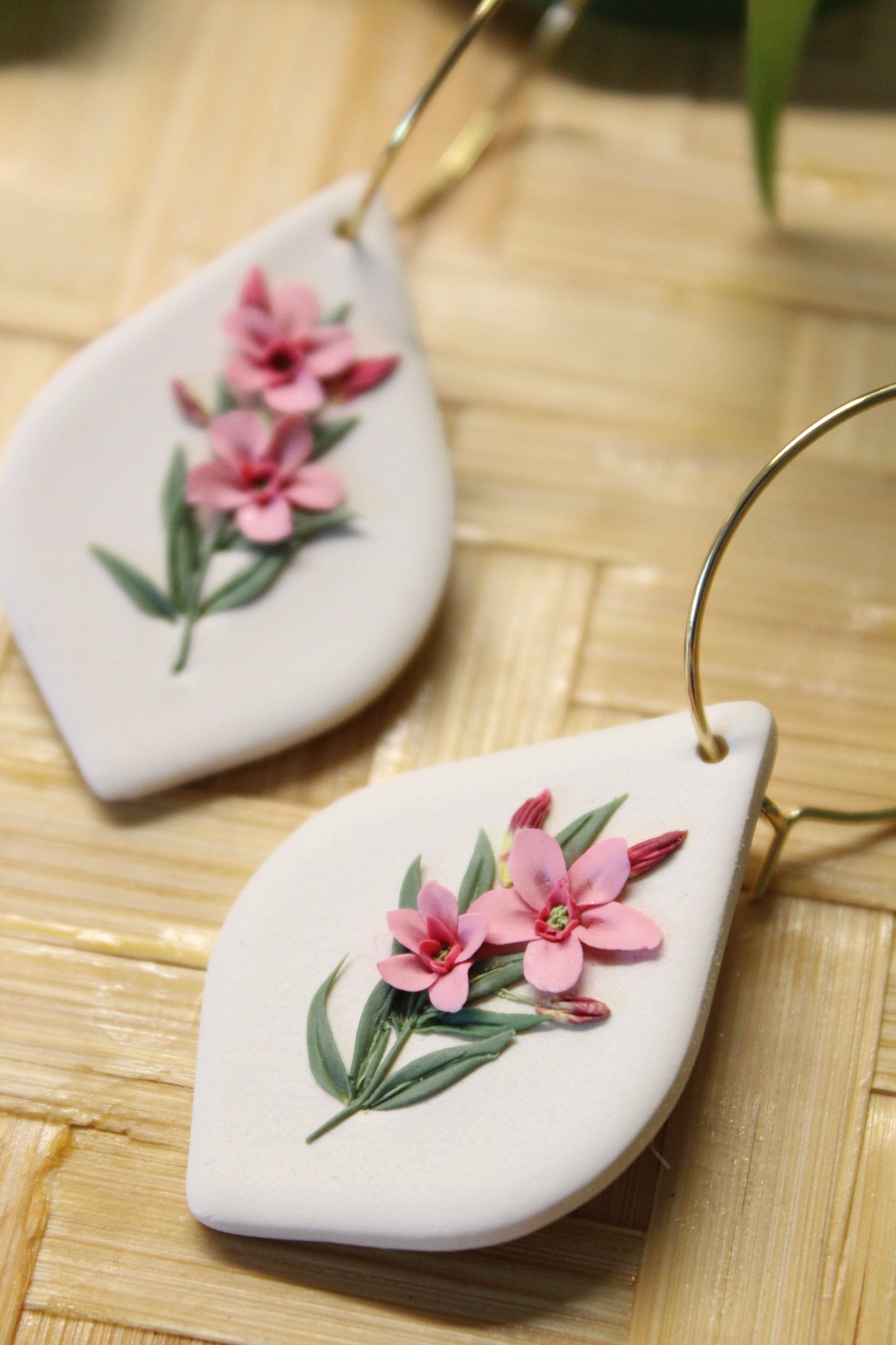 Deadly Plants Collection - Oleander - Devere Earrings