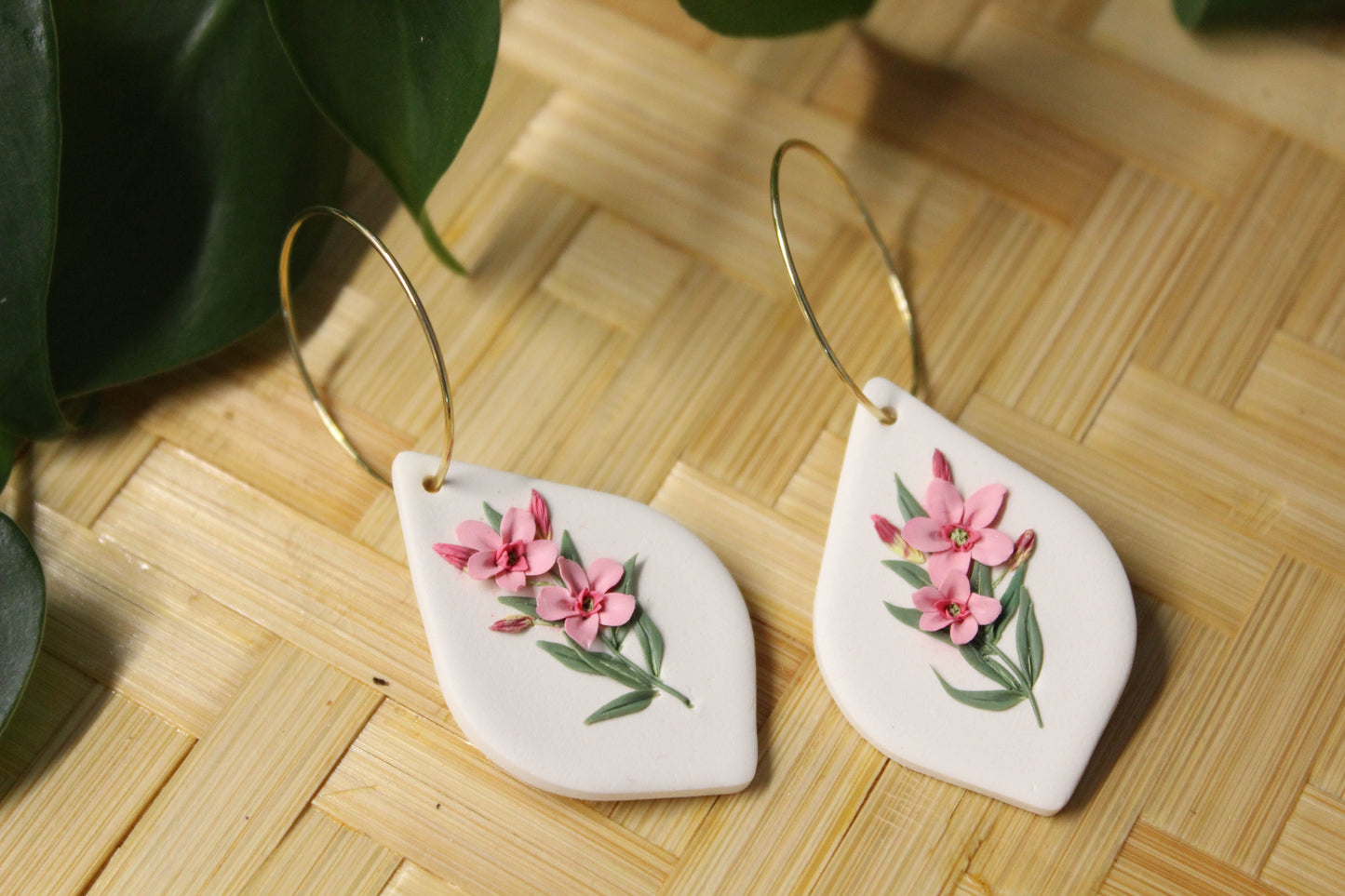Deadly Plants Collection - Oleander - Devere Earrings