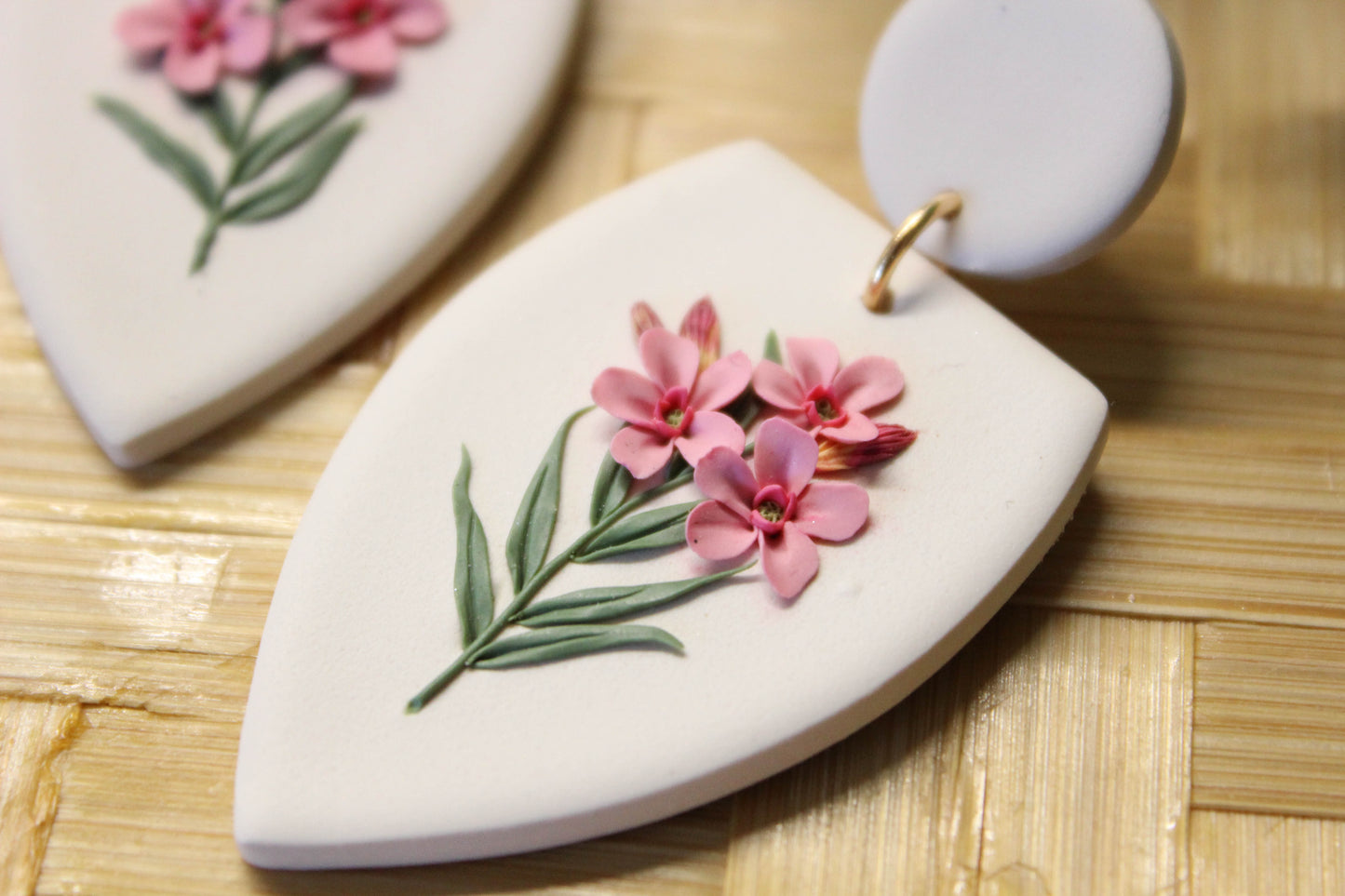 Deadly Plants Collection - Oleander - Caspian Earrings