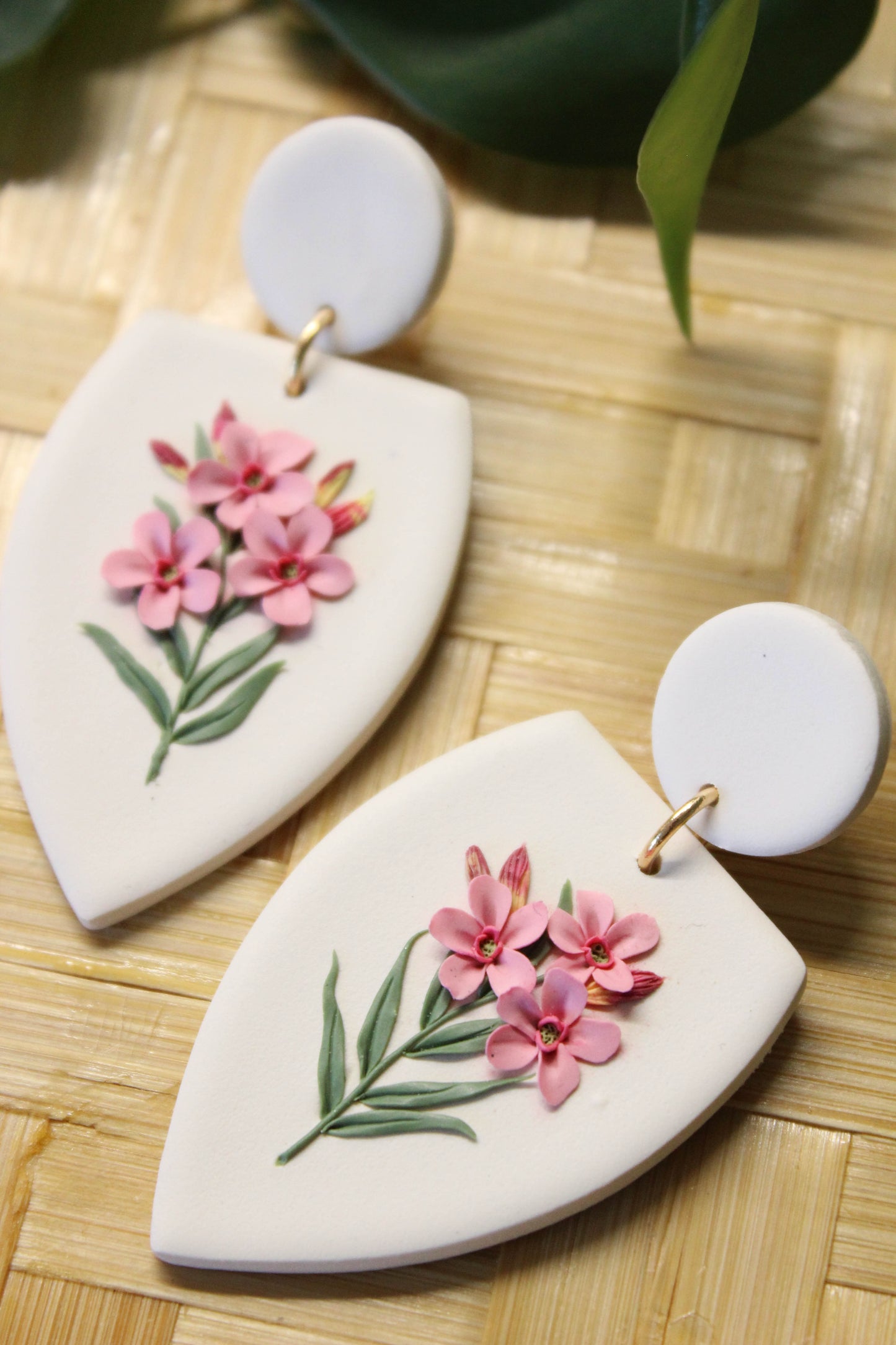 Deadly Plants Collection - Oleander - Caspian Earrings