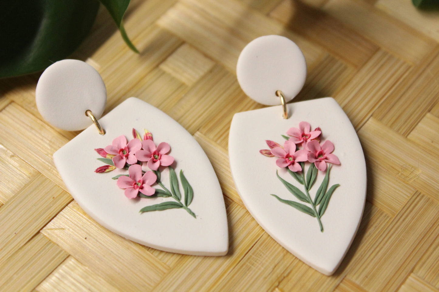 Deadly Plants Collection - Oleander - Caspian Earrings